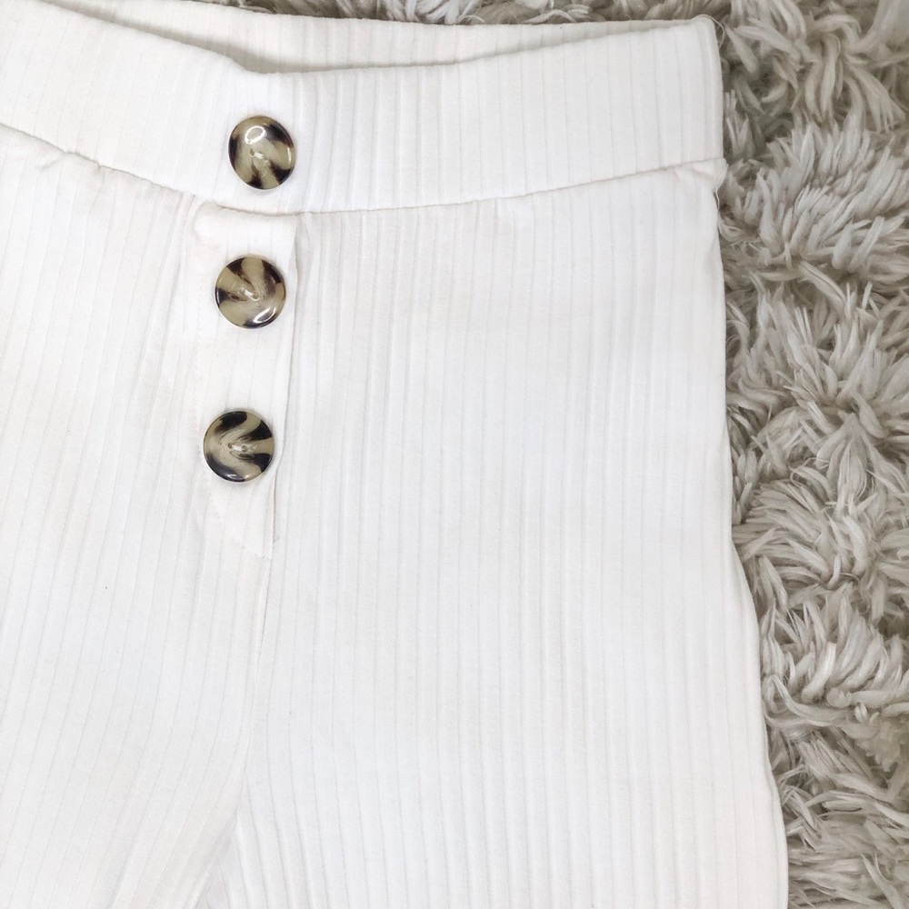 NEW white biker shorts (matching top available)